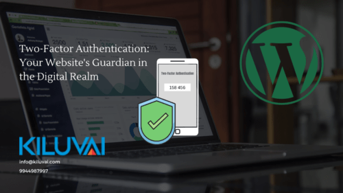 Website is protected with Two factor authentication, for wordpress admins.